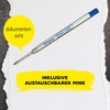 Online Men's Gift Pen 6-in-1 Black I Multitool Pen with