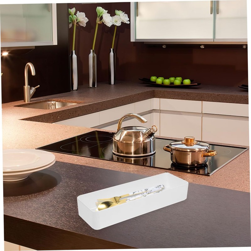 Alipis Drawer Organizers Bins Plastic 3pcs Foldable Desk Storage Box