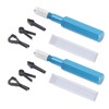 2 Set Floor Skiving Knife 4Pcs HSS Blades Aluminum Alloy