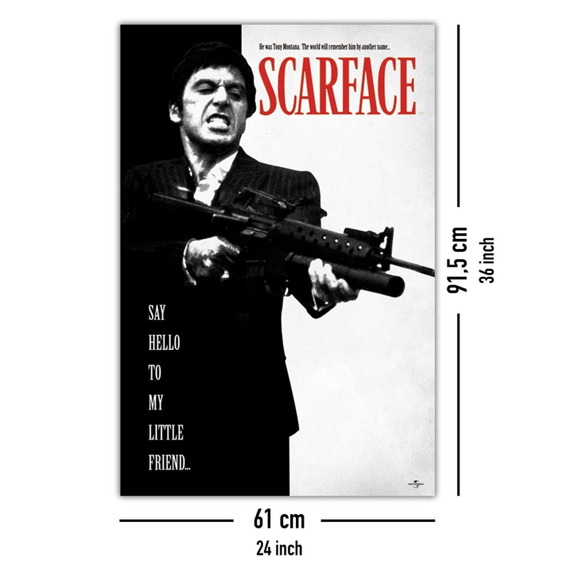 Poster Scarface Al Pacino Say Hello To My Little Friend