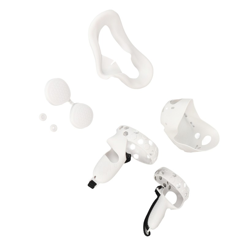 5 in 1 Silicone Cover Set for Quest 2 Includes