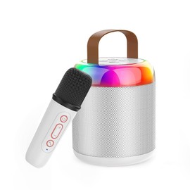 Aveek Karaoke-Maschine mit 1 drahtlosen Karaoke-Mikrofonen, tragbares Bluetooth 5.3,Karaoke Audio Mikrofon All-in-One, Karaoke-Maschine geeignet für Kinder,Geburtstagsgeschenke,Familienfeiern