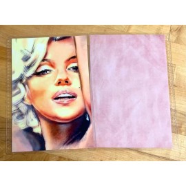 Handmade Marilyn Monroe Glam Cover Set 4 use with Erin Condren A5 Coil Spiral Planner-