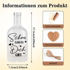 Gifts for Women, Birthday Gift for Women - LED Bottle Light Best Friend Gifts, Girlfriend Birthday, Women Gift, Gifts for Girlfriend, Gift for Wife, Mum, Sister