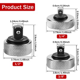 CRNXOMP 3Pcs Finger Ratchet Wrench Set Carbon Steel Reversible Thumb Wheel Ratchet Wrench 1/2inch 3/8inch 1/4inch Multifunctional Mini Ratchet Wrench Repair Hand Tool for Auto Repair(orange)