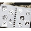 50Pcs Anime Girl Stickers for Adults, Waterproof Vinyl Stickers Decals