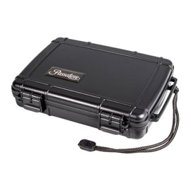 Passatore Cigar Case Black Acrylic Travel Humidor for 6 Cigars
