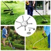 Lawn Mower Accessories, Replacement Mower Trimmer Head Cutter, Sturdy Rotary
