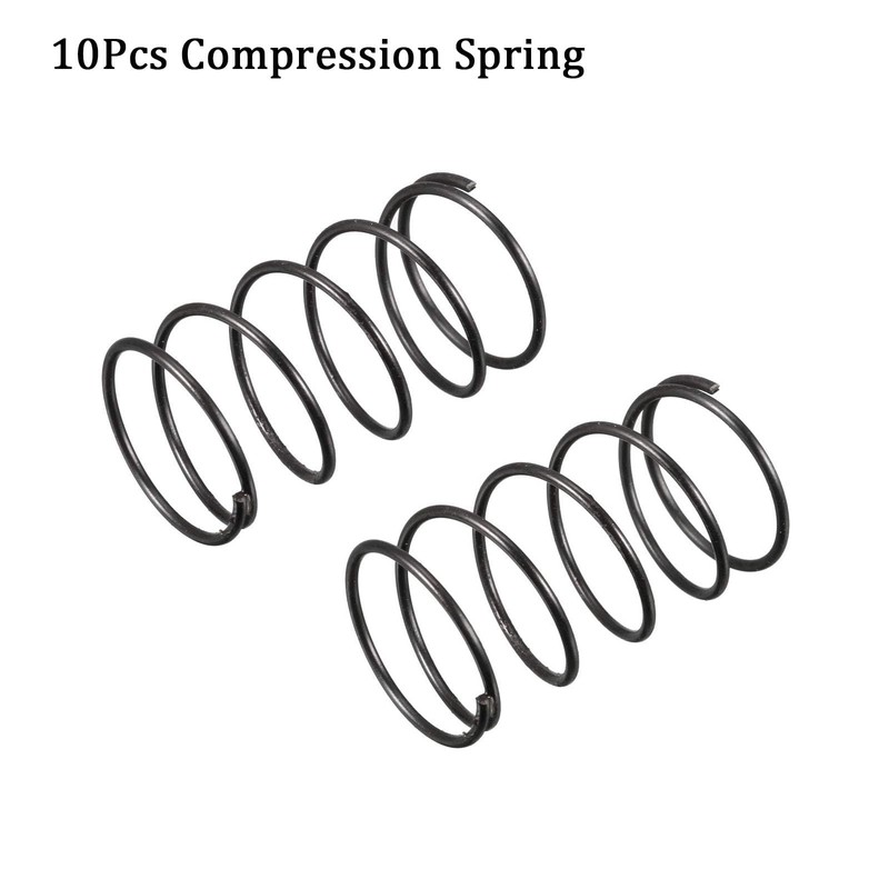 TOP-VIGOR 10Pcs Compression Spring, 1.2mm Wire Dia, 20mm OD, 35mm
