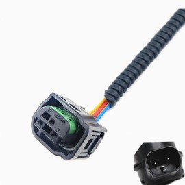 1PCS 3PIN Reverse Backup Parking Sensor Harness Connector Plug 4F23-15K859-AA 3F2Z15K859BA 1999-2019 Compatible with Ford F-150 F-250 F-350 E-150 E-250 E-350 Expedition Explorer Escape Lincoln Mercury