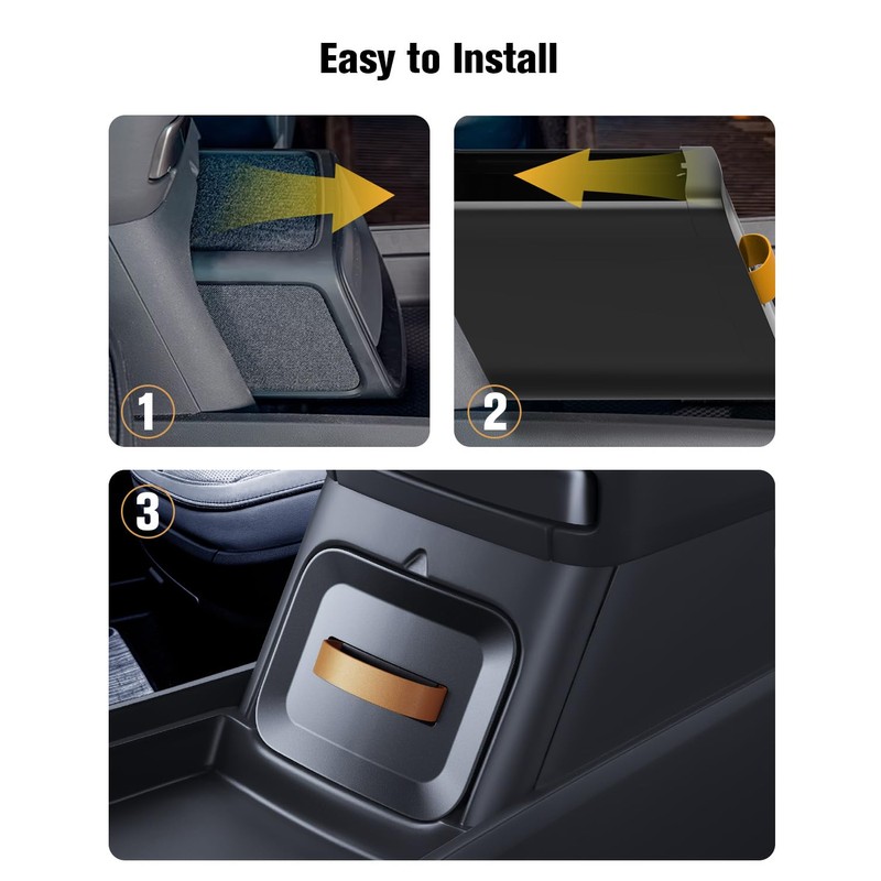ECOZEN Lockable Camping Speaker Drawer for Rivian 2022-2025 R1T R1S