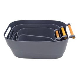 Anforama Canasta Caja Organizador Cesto Almacenamiento Multiusos 3pzs