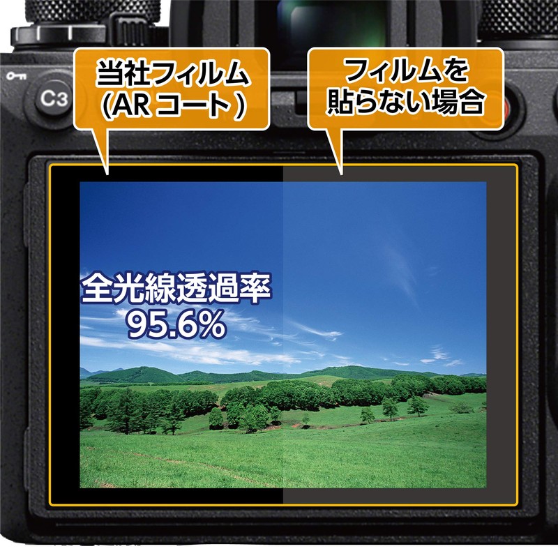 HAKUBA DGF3-RGR3X Screen Protector Mark III Ultra Low Reflective RICOH