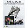 Goobay 78325 Batterietester für alle Batterien & Akkus Batterietester für