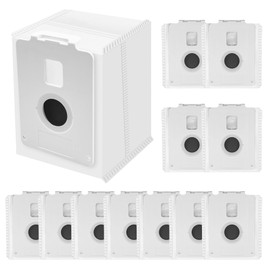 Smilefil 12 Pack Improved Vacuum Bags Replacement Compatible with LG Cordzero Vacuum Bags. Fits for LG CordZero All-in-One Tower A939KBGS, A937KGMS, A938KBGS Parts.