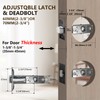 NEWBANG Keyed Deadbolt Lock with Passage Lever Handle for Exterior