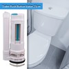 White 250mm Height Toilet Push Button Valve Element Dual Flush