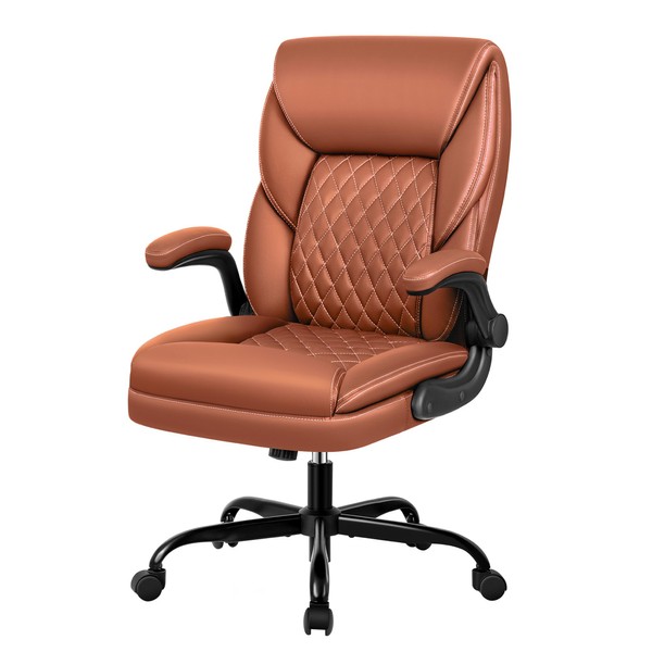 BestEra Office Chair, Executive Leather Ergonomic Chairs, Home Office Desk