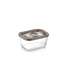 Caso VacuBoxx Eco M Vacuum Fresh Container, 800 ml Volume, for Pressure Sensitive and Liquid Foods, BPA-Free, Oven-Safe, Dishwasher Safe, Freezer-Safe