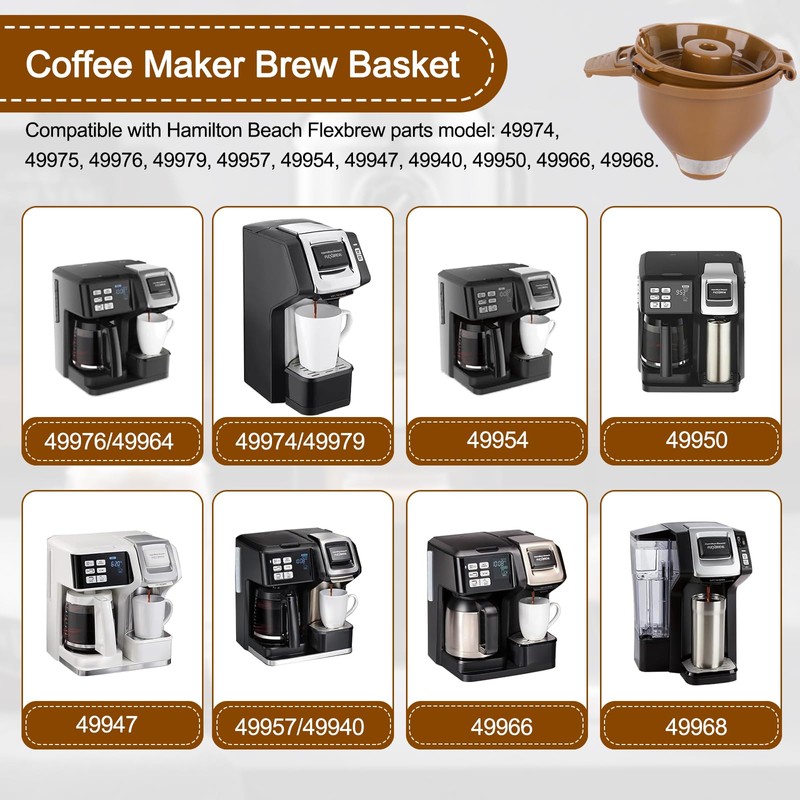 Coffee Filter Brew Basket Replacement Hamilton Beach Flexbrew Coffee Maker