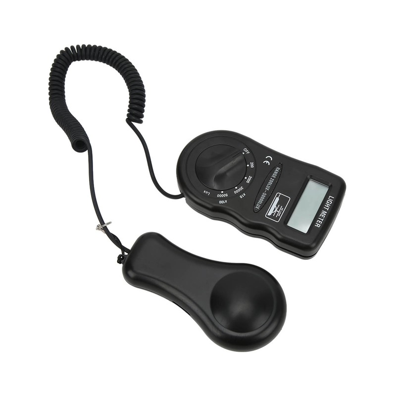 DT‑1300 Light Meter Digital Illuminance Meter with LCD Screen Portable