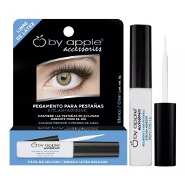 By Apple Pegamento Para Pestañas Brocha Ultra Delgada Blanco