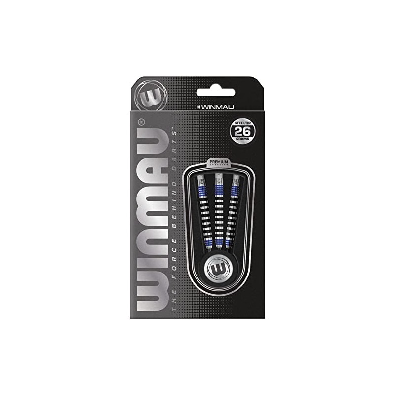 Winmau Advance 500 Series Tungsten Blue 26 Gram Steeltip Darts
