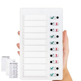 Checklist board. To do list chore chart. Portable, reusable, perfect for kids and adults. (Blank (no writing))