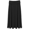 Baby'O Girl's Fold Over Waist Ankle Length Long Skirt Long