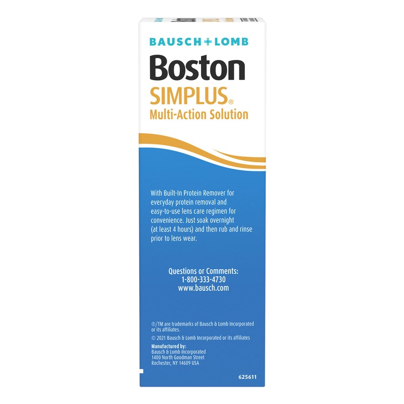 Boston Simplus Multi-Action Solution 2-in-1 RGP Lens Cleaner (2 x