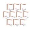 Gedotec Wooden Console Wall Brackets | Pack of 10 -