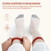 Hiking Socks, 2-Pair Compression Socks Wide Toe Box For Health