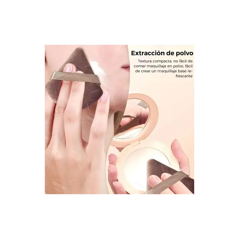 42 Pcs Brochas Maquillaje Profesional Esponjas Neceseres
