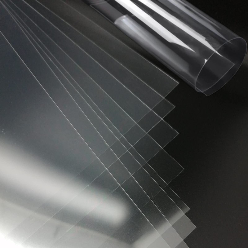 BANLTRE 5 Pack 24" x 24" 10mil/0.25mm Thick Clear Blank