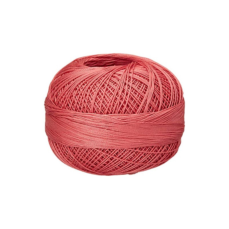 Handy Hands Lizbeth Premium Cotton Thread, Size 40, Coral Pink
