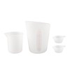 Silicone Measuring Cup Tool Kit Spatula Finger Gloves Pipettes Epoxy
