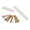 Bridge Pins Saddle Nut Set Replacement Bone Saddle Nut Brass