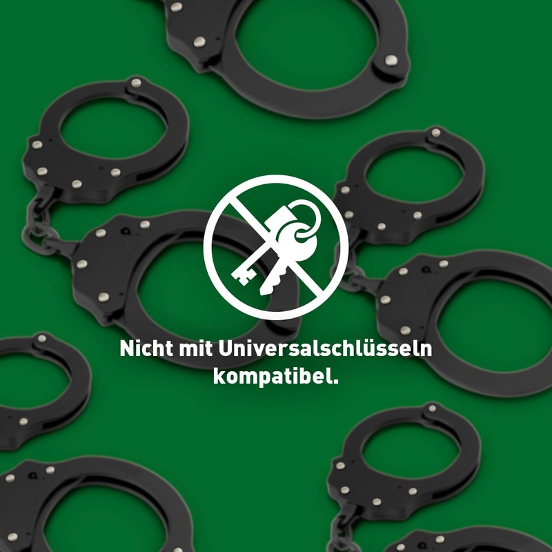 Shoke Genuine Police Handcuffs - Chain Lock with Lock -