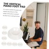 Vaguelly 8pcs Non- Piano Foot Pads Skid Floor Protectors for