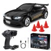 BuzzoXerex Drift Remote Control Car, 1:64 RC Drift Car (Black)