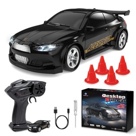 BuzzoXerex Drift Remote Control Car, 1:64 RC Drift Car (Black)
