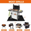 65"*40" Under Grill Mats for Outdoor Grill,2.0mm Thick Heavy Duty