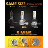 OXILAM 9005 LED Light Bulb, 800% Brighter Ultra-Bright Ultra-Bright, 3