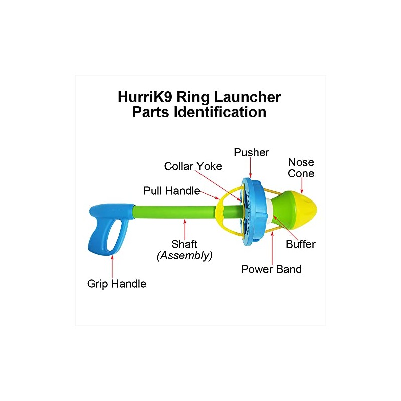 HurriK9 - Flying Ring Launcher - Replacement Part - Pull