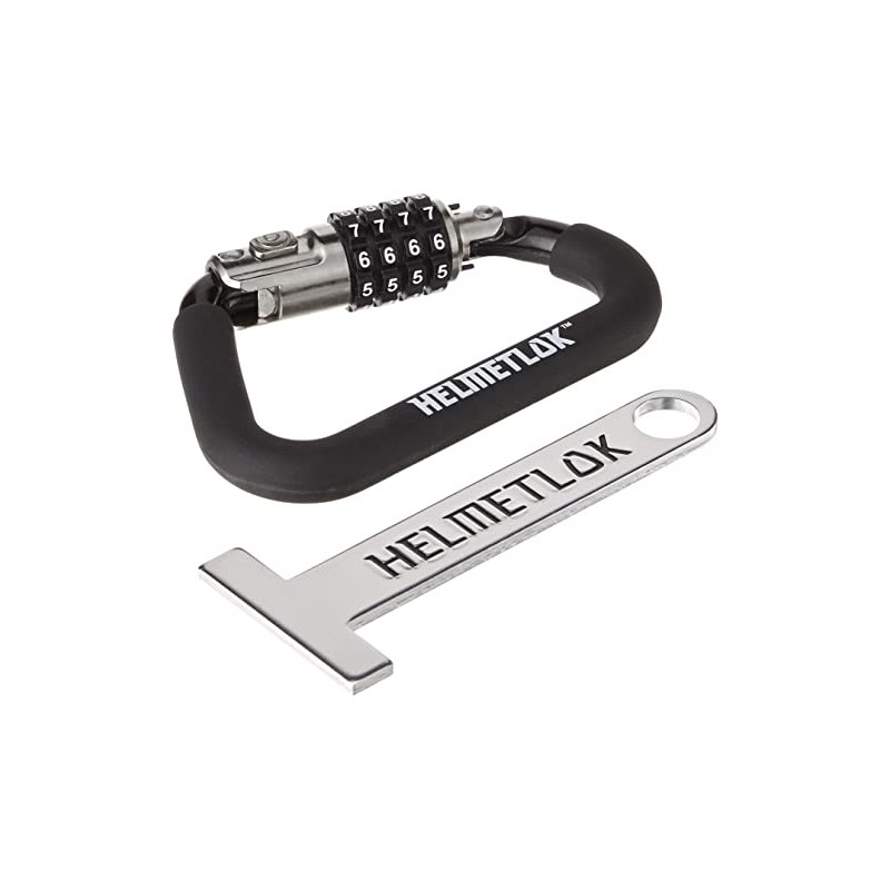 Helmetlok 4104 Carabiner Style Helmet Lock and Extension Black
