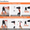 AOBEN Garage Hooks Heavy Duty, Steel Garage Storage Hooks, Utility