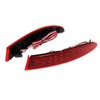 2x Red Lens Rear Bumper Reflector LED Tail Stop Brake