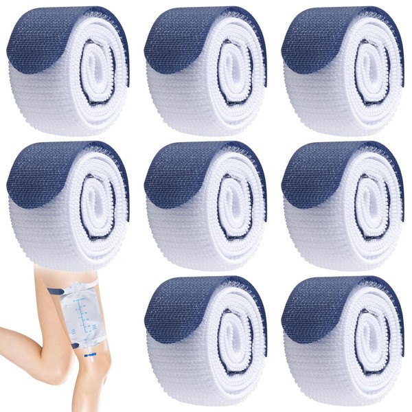 Pack of 8 Leg Bag Holder, Catheter Leg Bag Straps,
