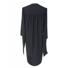 CLERKMANS Classic Master’s Degree Matte Graduation Gown – Deluxe Fluted Fabric 57 (6'0"-6'2")