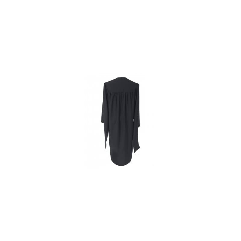 CLERKMANS Classic Master’s Degree Matte Graduation Gown – Deluxe Fluted